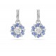 5680016 Swarovski Idyllia Silver Earring Size 2.7cmx1.4cm Jewelry