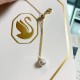 5683968 Swarovski Idyllia Y-shaped Gold Necklace Pendant Jewelry