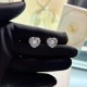 5683576 Swarovski Hyperbola  Silver Earring Size 1.2cmx1.3cm Jewelry