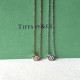 Tiffany & Co. Gold Round Diamond Necklace For Women Jewellery