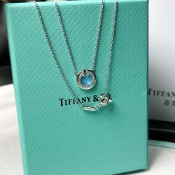 Tiffany & Co. Silver Bloe Necklace For Women Jewellery 