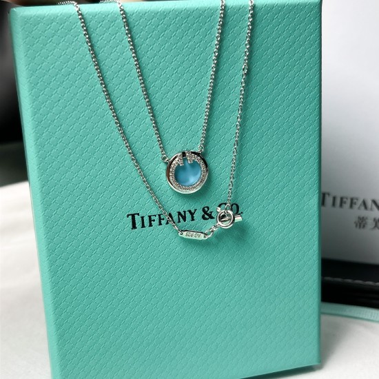 Tiffany & Co. Silver Bloe Necklace For Women Jewellery