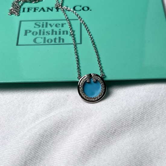 Tiffany & Co. Silver Bloe Necklace For Women Jewellery