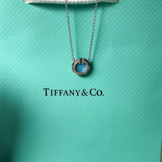 Tiffany & Co. Silver Bloe Necklace For Women Jewellery