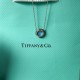 Tiffany & Co. Silver Bloe Necklace For Women Jewellery