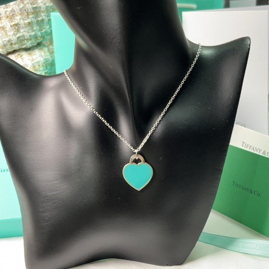 Tiffany & Co. Silver Blue For Women Necklace Jewellery