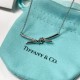 Tiffany & Co. Silver Diamond Knotted Necklace For Women Jewellery