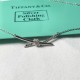 Tiffany & Co. Silver Diamond Knotted Necklace For Women Jewellery