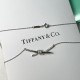 Tiffany & Co. Silver Diamond Knotted Necklace For Women Jewellery