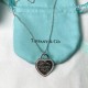 Tiffany & Co. Silver Heart Necklace For Women Pendant Jewellery