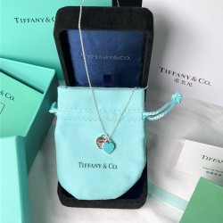 Tiffany & Co.Silver Blue Necklace For Women Jewellery 