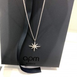 APM Monaco 925 Silver Meteor Clavicle Chain Women Jewellery 