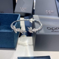 APM Monaco Diamond Swallow Bracelet Women Jewellery 