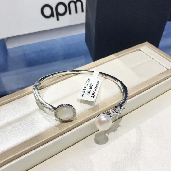 APM Monaco Eternelle Silver Bracelet For Women Jewellery