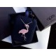 APM Monaco Flamingo Earrings Pendant For Women Jewellery Suit