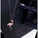 APM Monaco Flamingo Earrings Pendant For Women Jewellery Suit