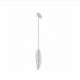 APM Monaco Glod Silver Eardrop For Women Jewellery