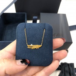 APM Monaco Gold Crocodile Necklace Women Jewellery 