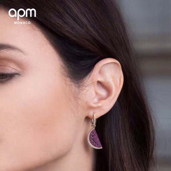 APM Monaco Gold Earring For Women Jewellery