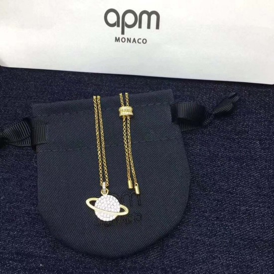 APM Monaco Gold Pendant Earrings For Women Jewellery Suit