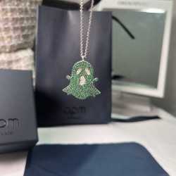 APM Monaco Green Ghost Necklace Women Jewellery 