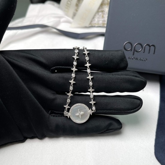 APM Monaco Pearl Shell Bracelet Women Jewellery