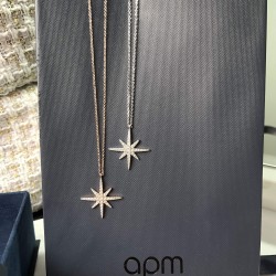 APM Monaco Rose Gold Necklace Jewellery For Women 