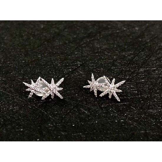 APM Monaco Silver Double Meteor Earrings Women Jewellery