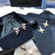 APM Monaco Silver Star Pearl Earrings Women Jewellery