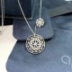 APM Monaco Snow Disc Necklace Women Jewellery