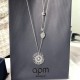 APM Monaco Snow Disc Necklace Women Jewellery