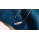 APM Monaco White Alligator Clavicle Chain Women Jewellery