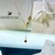 5676540 Swarovski Chinese Zodiac Gold Red Necklace Jewelry