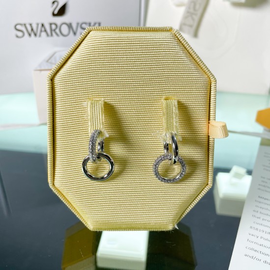 5671807 Swarovski Dextera Silver Earring Jewelry