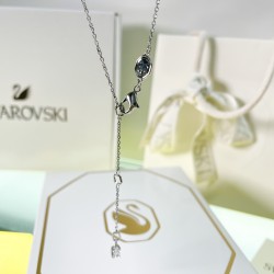 5686320 Swarovski Dragon Phoenix Silver Necklace Jewelry