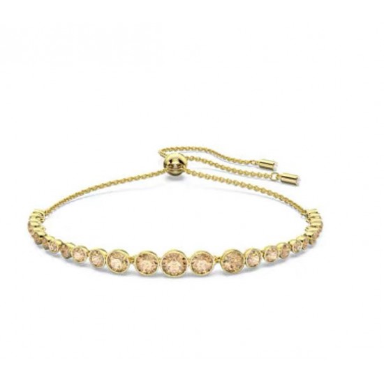 5663395 Swarovski Emily Gold Bracelet Bangle Jewelry