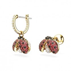 5666131 Swarovski Idyllia Gold Red Earring Jewelry