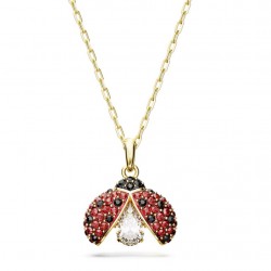 5666225 Swarovski Idyllia Gold Red Necklace Pendant Jewelry