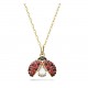 5666225 Swarovski Idyllia Gold Red Necklace Pendant Jewelry