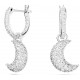 5666157 Swarovski Luna Silver Earring Jewelry