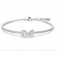 5667253 Swarovski Mesmera Silver Bracelet Bangle Jewelry