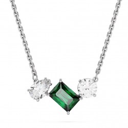 5668278 Swarovski Mesmera Silver Green Necklace Jewelry