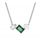 5668278 Swarovski Mesmera Silver Green Necklace Jewelry