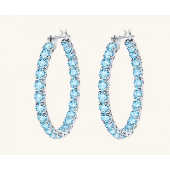 5647446 Swarovski Millenia Silver Earring Jewelry