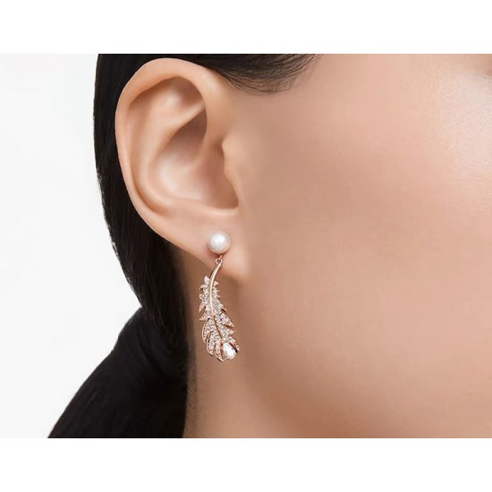 5663487 Swarovski Nice Rose Gold Earring Jewelry