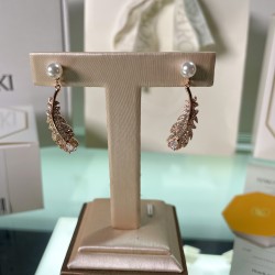 5663487 Swarovski Nice Rose Gold Earring Jewelry