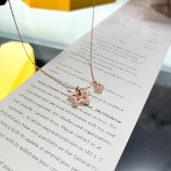 5645463 Swarovski Stella Rose Gold Necklace Jewelry