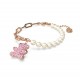 Swarovski Teddy Bear Pearl Bracelet For Women Jewelry 5669169