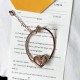 Swarovski UNA Heart-Shaped Rose Gold Bracelet For Women Jewelry 5666672