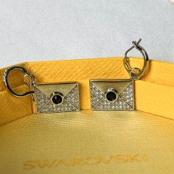 Swarovski Letra Mini Envelope Earrings For Women Jewelry 5665864 